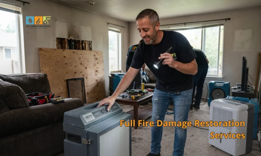 Full Fire Damage Restoration Services in King County