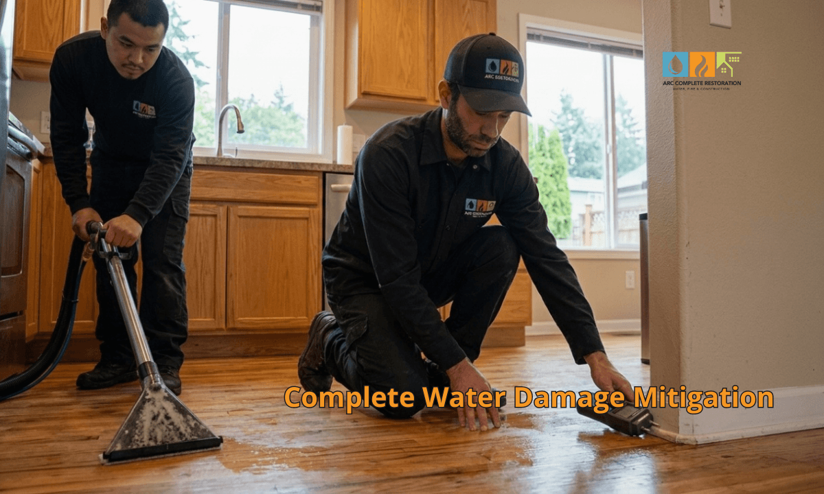 complete water damage mitigation service